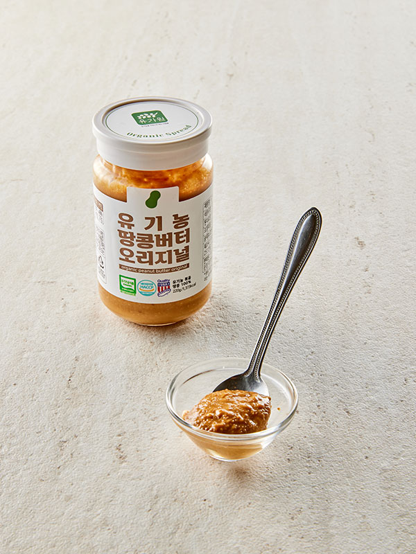 [봄동테이블] 유기농 땅콩버터 오리지널 220g