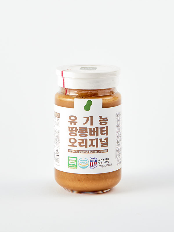 [봄동테이블] 유기농 땅콩버터 오리지널 220g