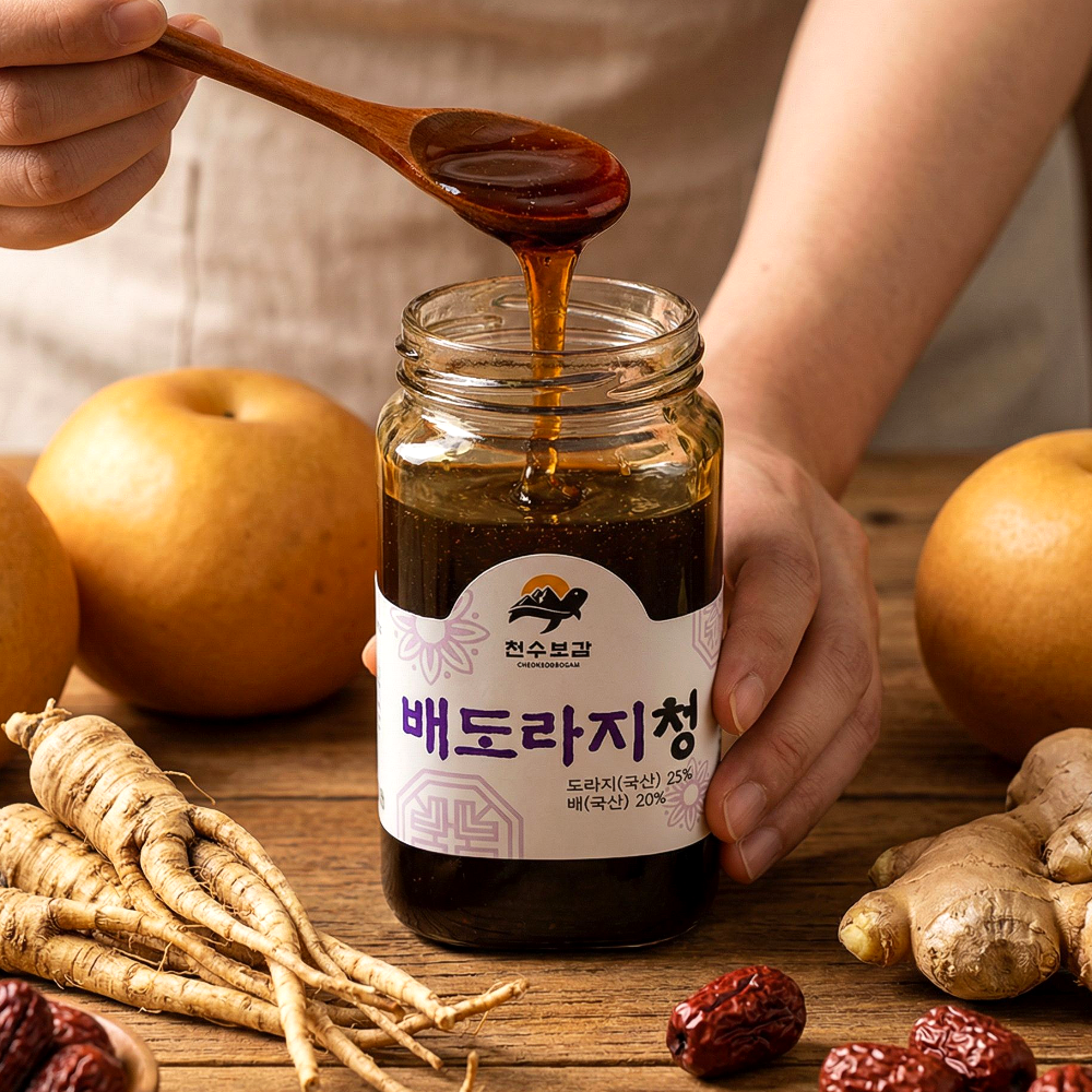 무설탕 배도라지청 500g 천수보감