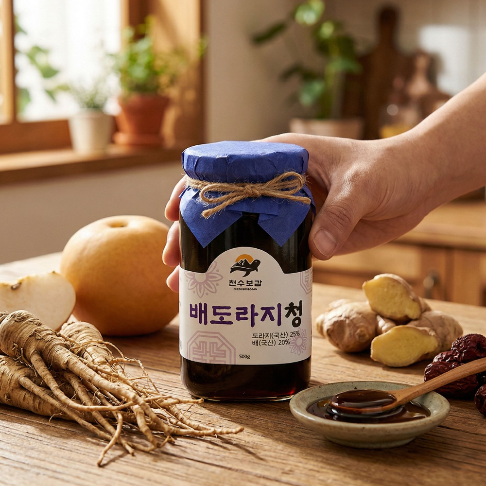 무설탕 배도라지청 500g 천수보감