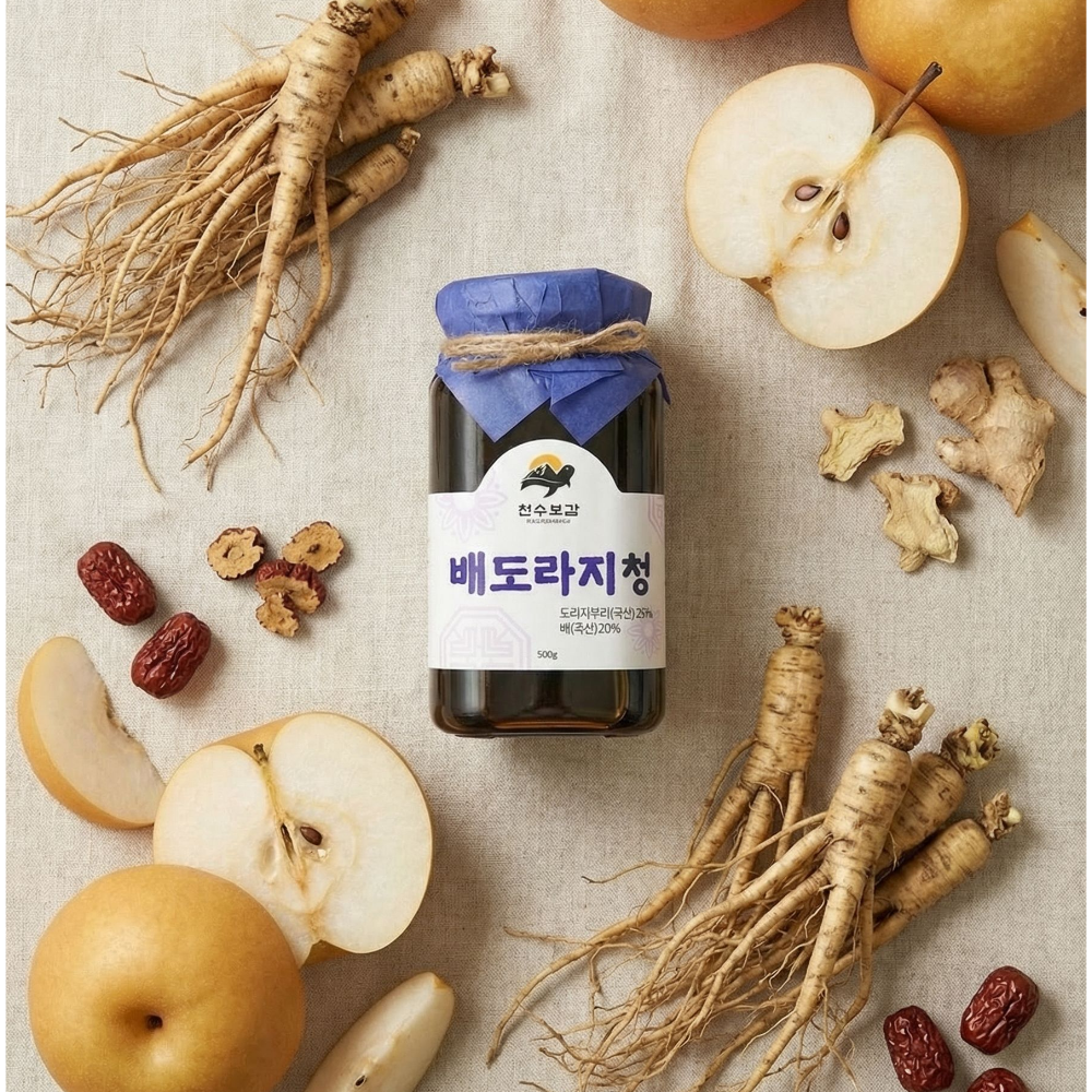 무설탕 배도라지청 500g 천수보감