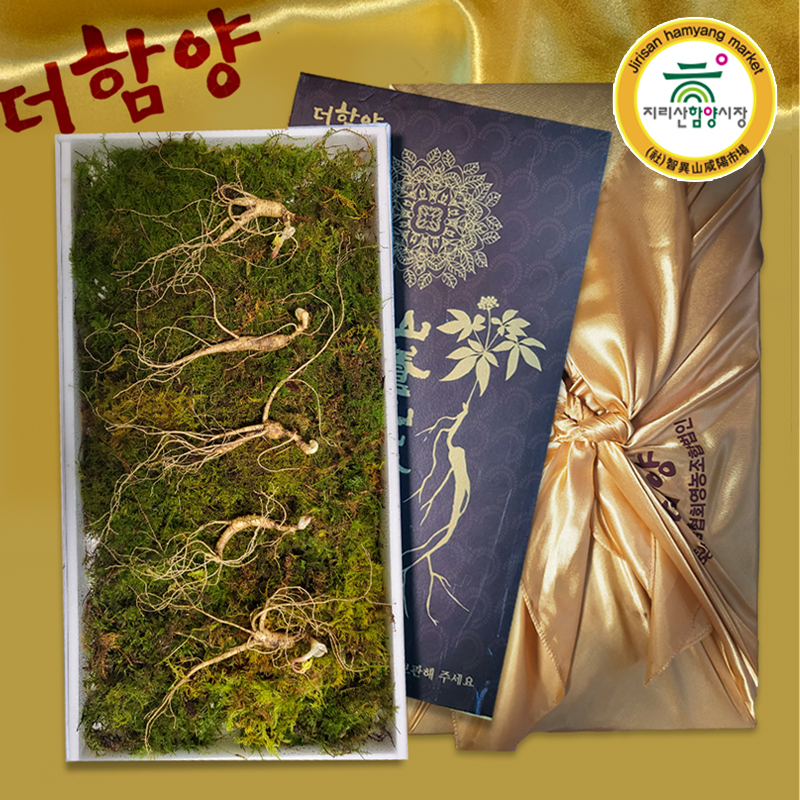 [함양시장] 유진웰빙식품 지리산 산양삼 5뿌리/10뿌리(9-10년) 대표이미지 섬네일
