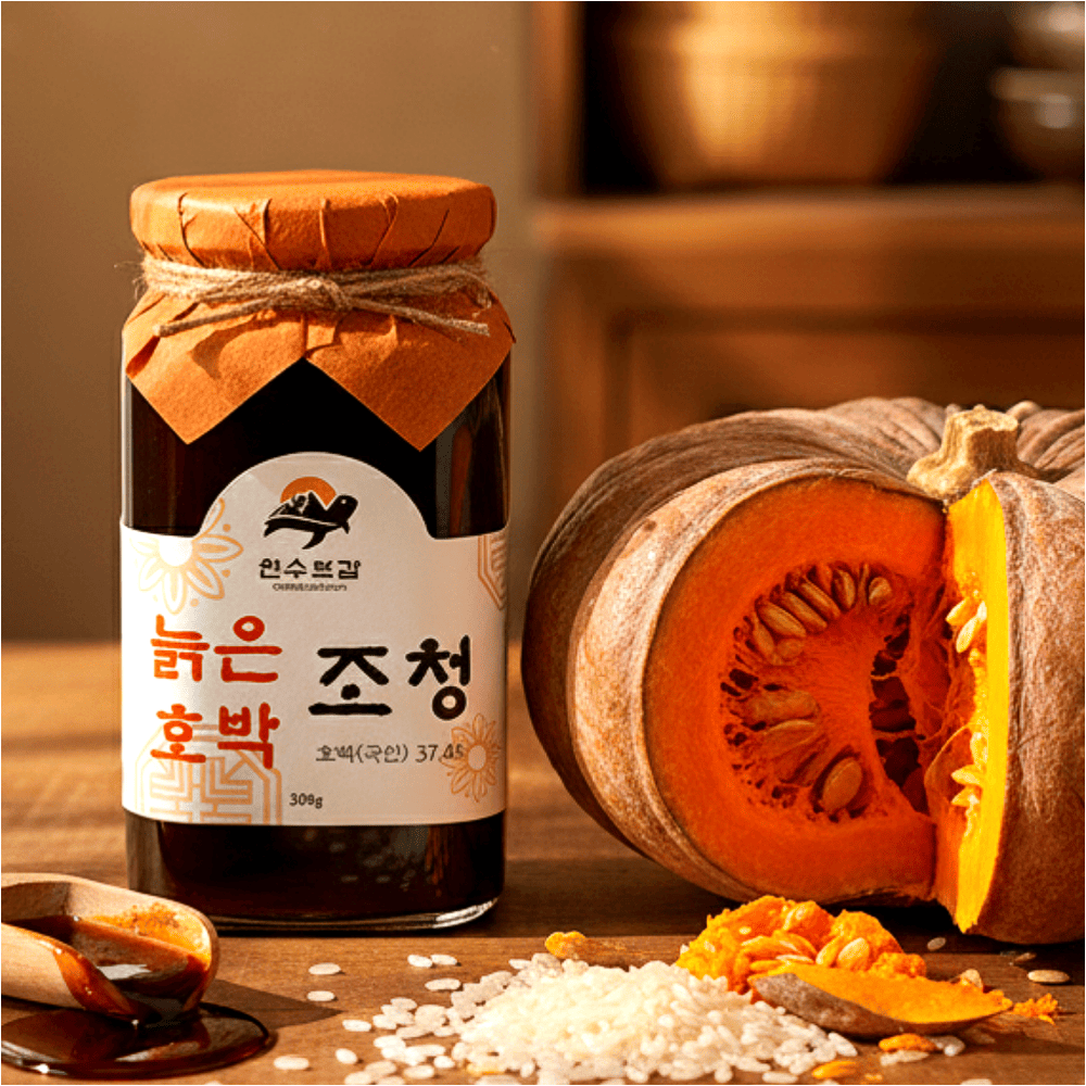 무설탕 늙은 호박조청 500g 천수보감 대표이미지 섬네일