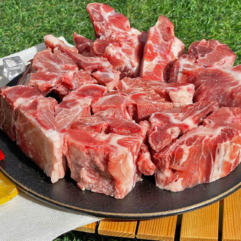 국내산 찜 감자탕용 한돈 등뼈 1-3kg