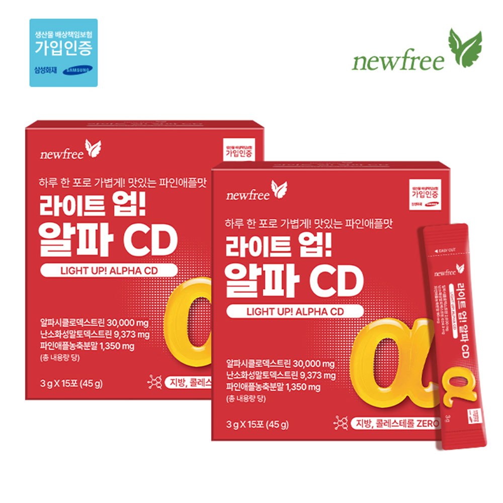 뉴프리 라이트 업! 알파CD 3g x 30포 대표이미지 섬네일