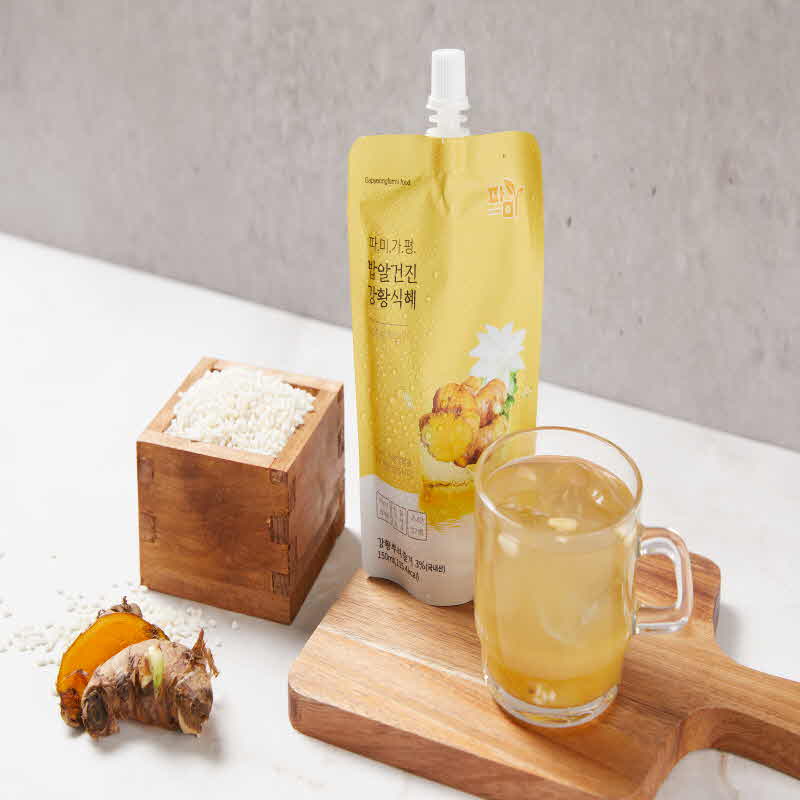 밥알건진 강황 식혜 150ml 10팩 1박스 전통음료 건강음료 대표이미지 섬네일