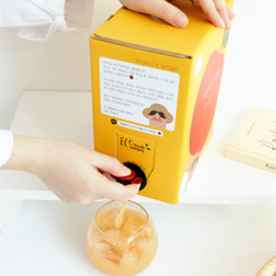 모모씨네 저온착즙 사과즙 3L 밸브형