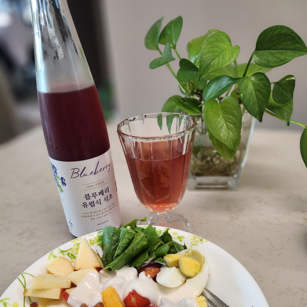 블루베리와인식초 국내산 천연발효 블루베리 식초 500ml