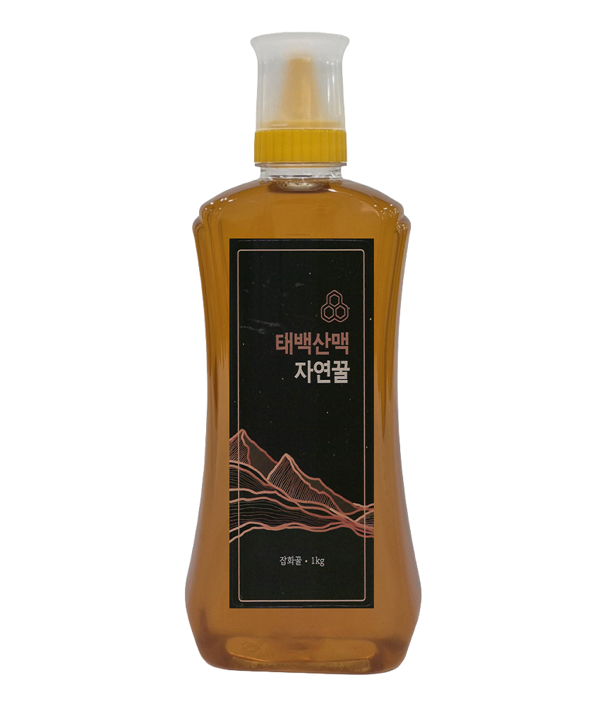 태백산맥 자연벌꿀 100% 아카시아꿀 1kg