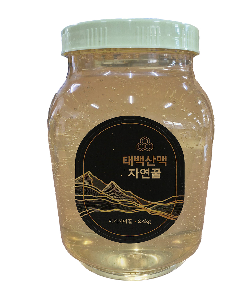 태백산맥 자연벌꿀 100% 아카시아꿀 2.4kg