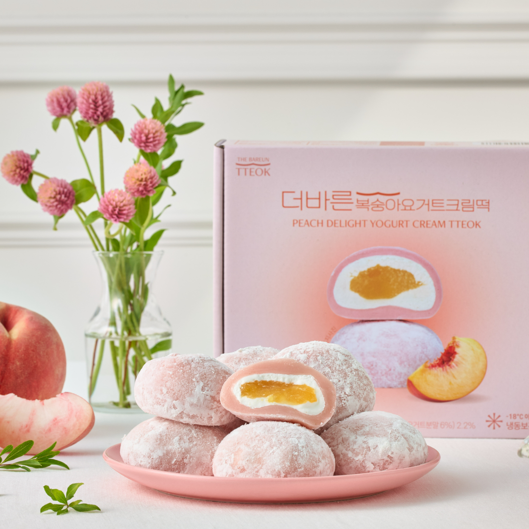 더바른 복숭아요거트크림떡 1box 개별포장 국내산