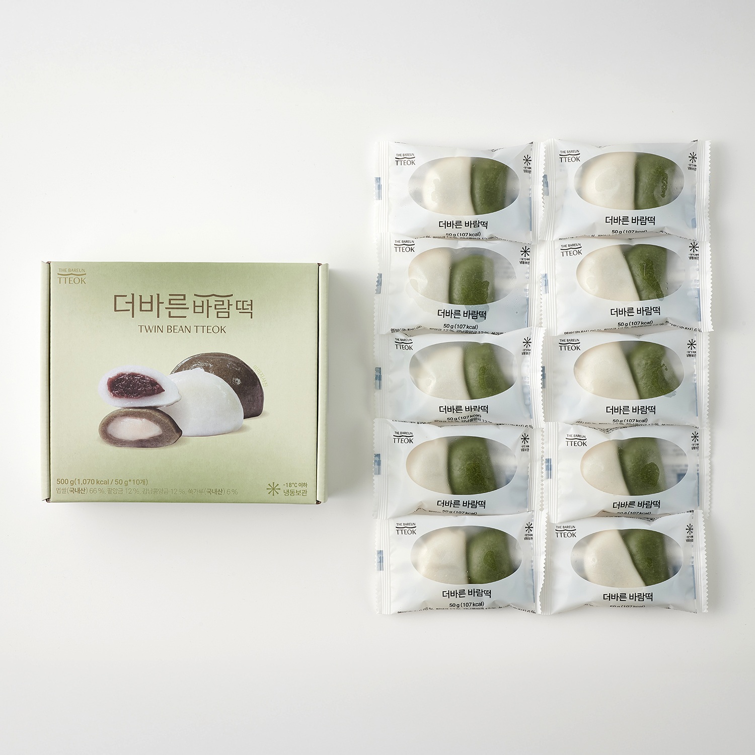 더바른 반반 바람떡 1box 개별포장 국내산