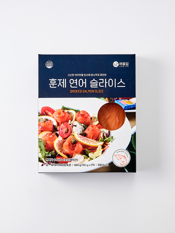 훈제연어 슬라이스 180gx2개