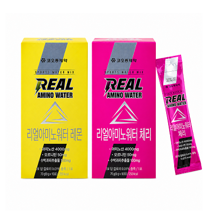 코오롱 BCAA 아르기닌 글루타민 아미노산 전해질 리얼아미노워터 체리 7gx10포 1개 대표이미지 섬네일