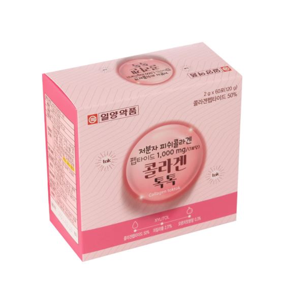 일양약품 저분자 피쉬 콜라겐 콜라겐톡톡 1 박스 120포