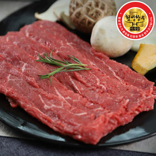 횡성한우 정품1등급 (한우 불고기용 300g/500g 팩당) 대표이미지 섬네일