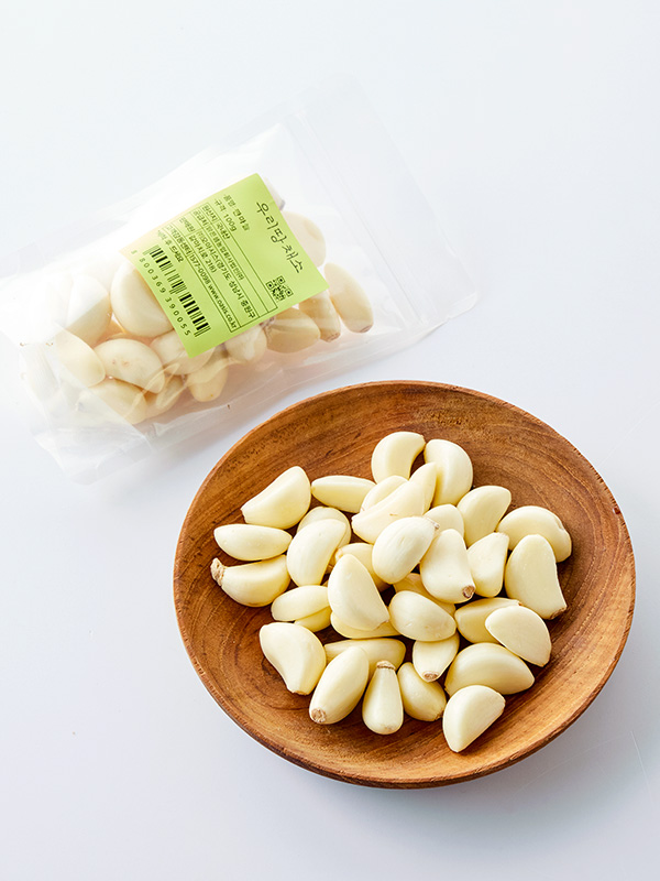 국내산 깐마늘 (100g)