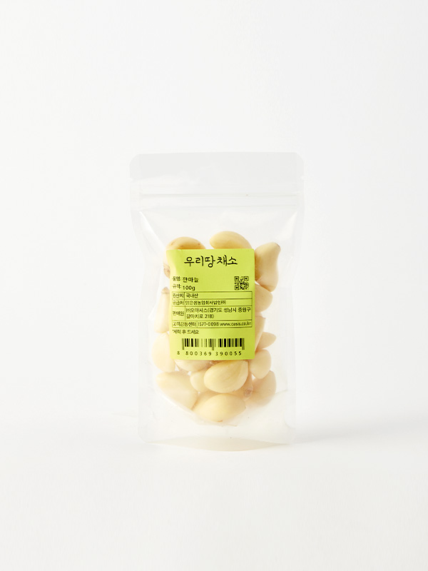 국내산 깐마늘 (100g)