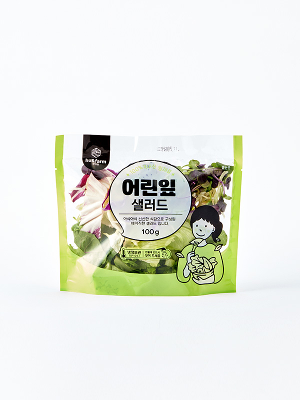 국내산 어린잎 샐러드 (100g)