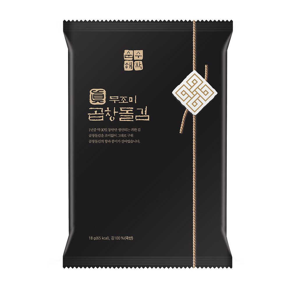 무조미 곱창돌김 18g
