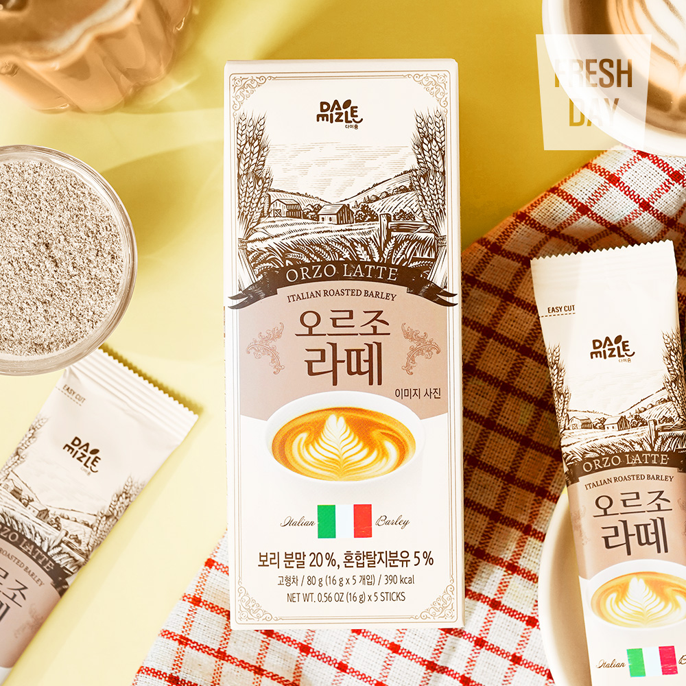 커피대용 무카페인 임산부 유기농 오르조 보리차 스틱 대표이미지 섬네일