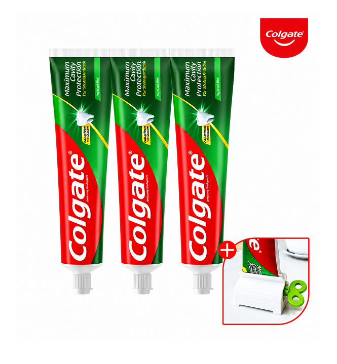 콜게이트 colgate 미국 고불소 잇몸 시린이 충치 불소 치약 레귤러100g or 쿨민트100g + 치약짜개
