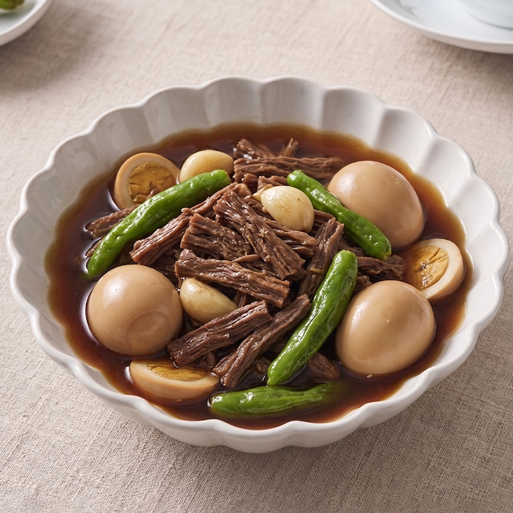 단짠단짠 밥도둑! 국내산 한우 소고기 계란 장조림 150g 500g 대표이미지 섬네일