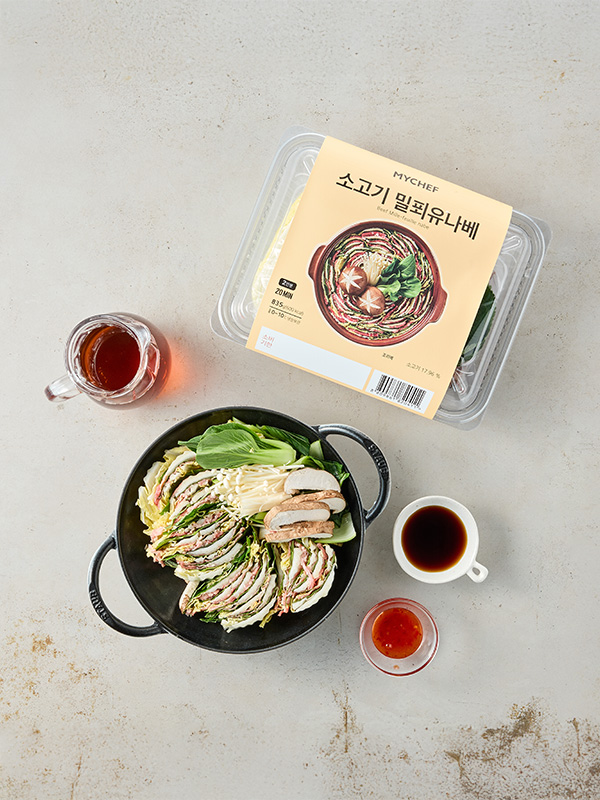 [마이셰프] 소고기 밀푀유나베(835g/2인분) 대표이미지 섬네일