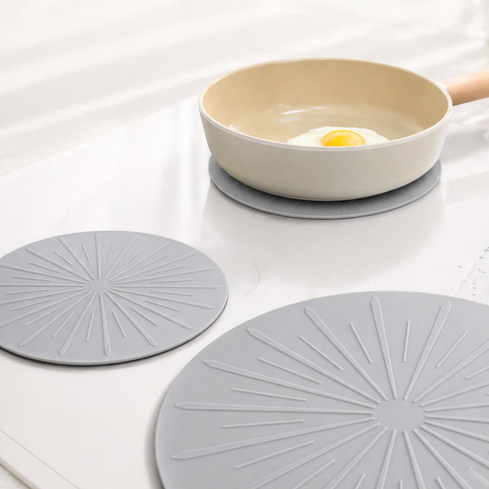 플렉스앤락 실리가드 실리콘 인덕션 보호매트 2mm 논슬립 인덕션 패드 20+25cm set 대표이미지 섬네일