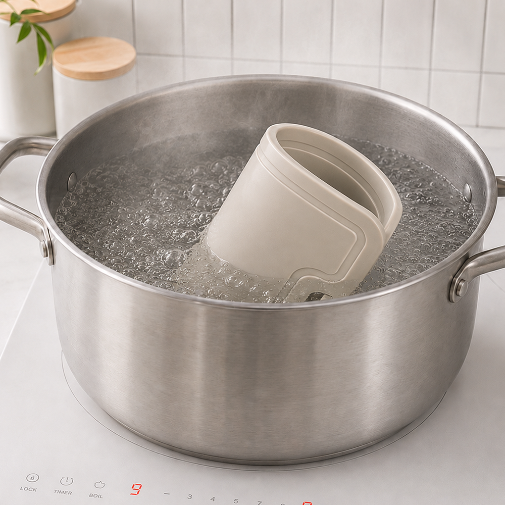 플렉스앤락 삶아쓰는 실리콘 도마 열탕소독 위생도마 미끄럼방지 국물받이 실리보드