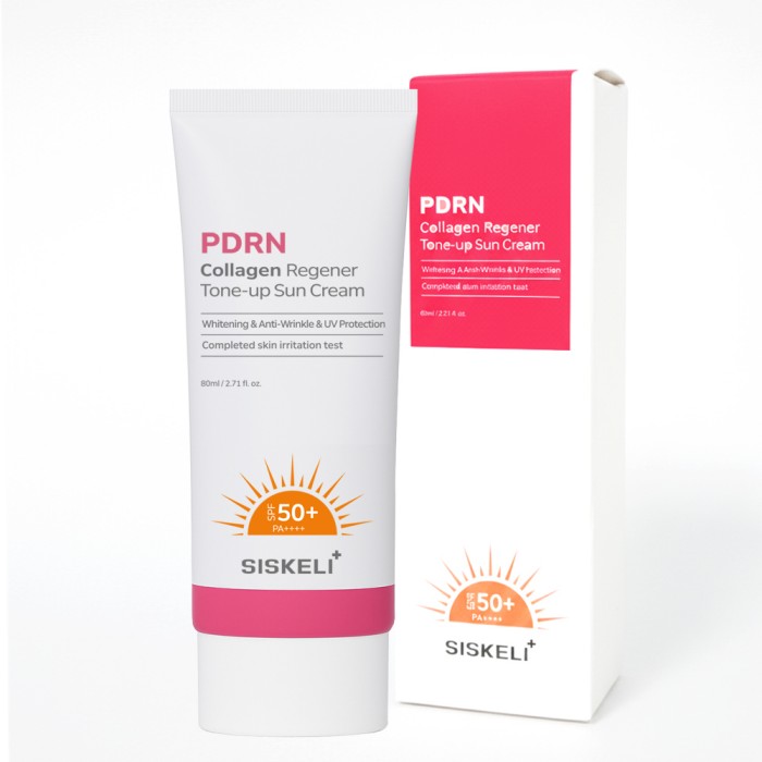 [시스켈리] PDRN 콜라겐 리제너 톤업 선크림 SPF50+ PA++++ 80ml 대표이미지 섬네일