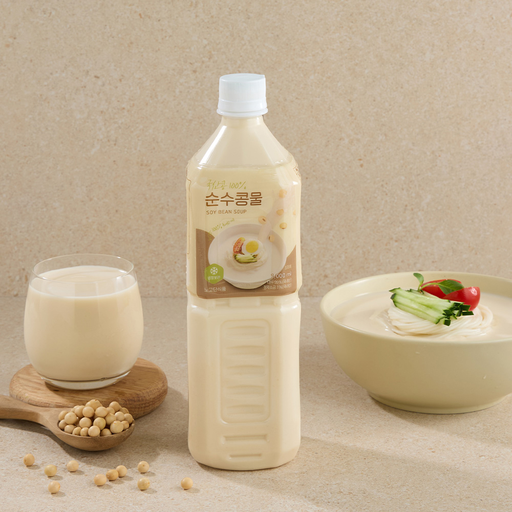 국산콩 100% 진한 콩물 콩국물 콩국 / 순수콩물 벡태 서리태 흑임자