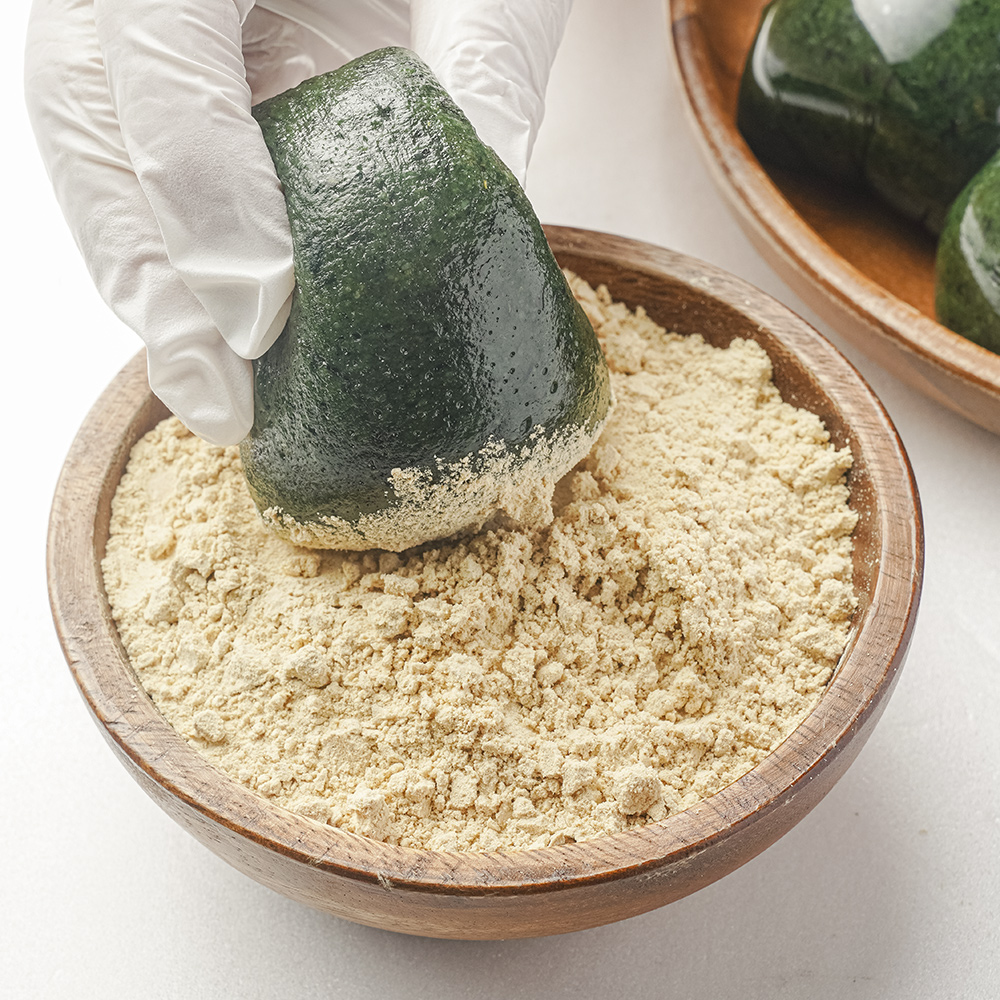 쑥인절미 1.5kg 진도 해풍쑥 전통 쑥떡 콩고물포함 당일생산 개별포장 식사대용