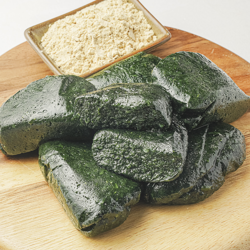 밥알쑥떡 1.5kg 진도 해풍쑥 전통 쑥떡 콩고물포함 당일생산 개별포장 식사대용 대표이미지 섬네일
