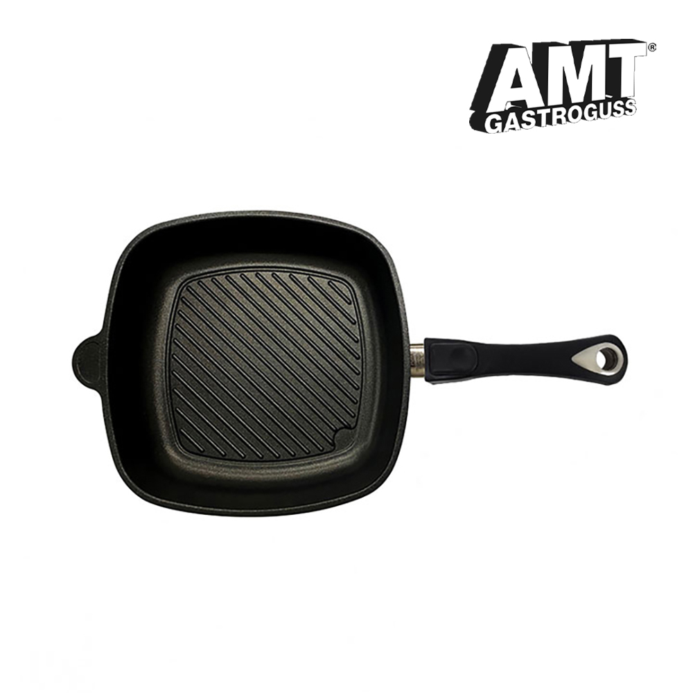 [AMT] 주물 26cm 인덕션 사각 그릴팬(H) i-267G (손잡이 미포함)