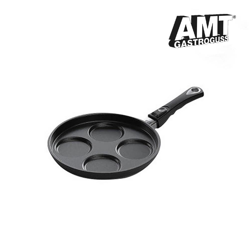 [AMT] 주물 26cm 인덕션 4구 팬케익 & 에그팬 i-226 (손잡이 미포함)