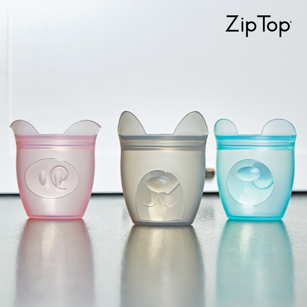 Zip Top 집탑 실리콘 지퍼백 스낵백/스낵컨테이너