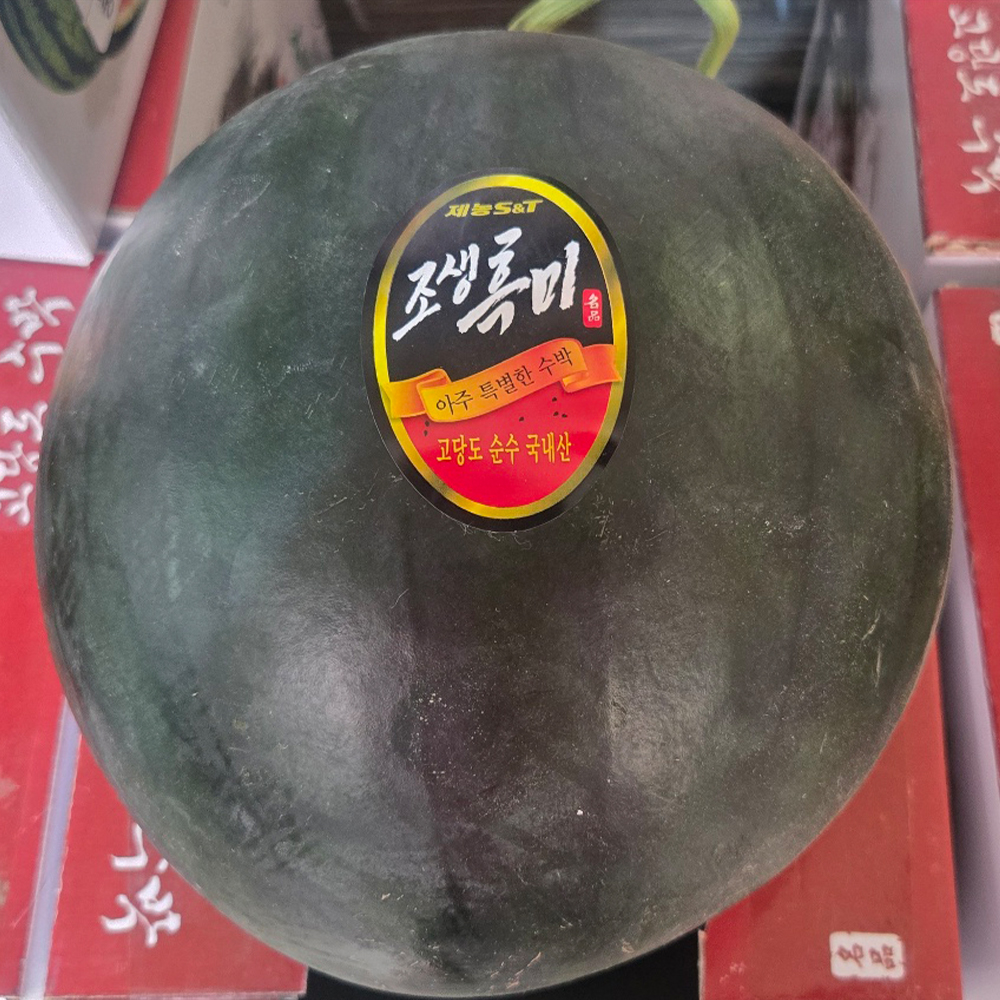 고당도 정품 흑수박 꿀수박 흑미수박 국내산 산지직송 3kg 6kg