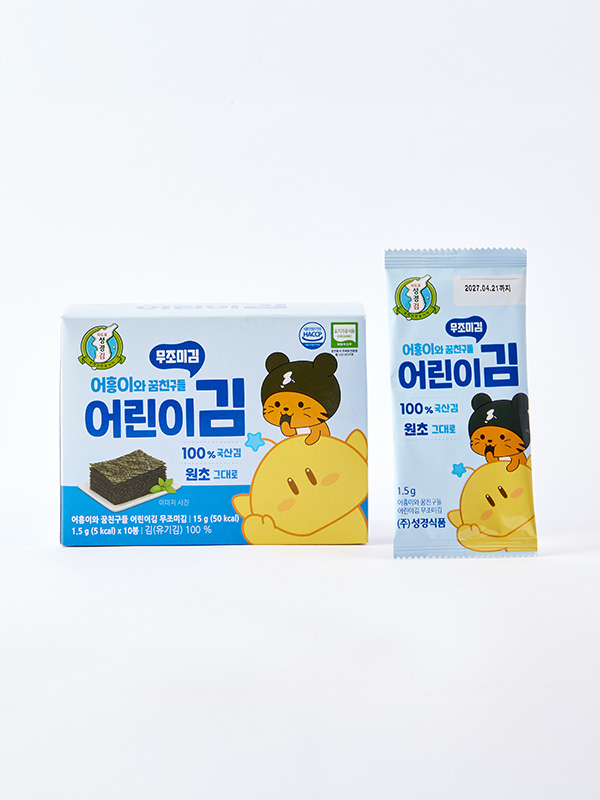 성경김 어린이김(무조미,1.5gX10봉)