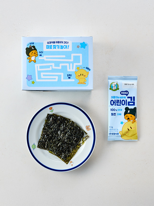 성경김 어린이김(무조미,1.5gX10봉) 대표이미지 섬네일