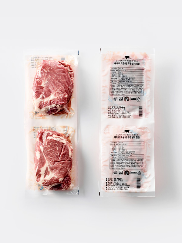 더 깨끗한 한돈 목심 (1kg)