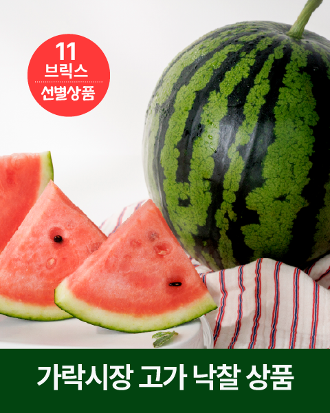 당일수확 선별 고당도 스윗수박 4-6kg