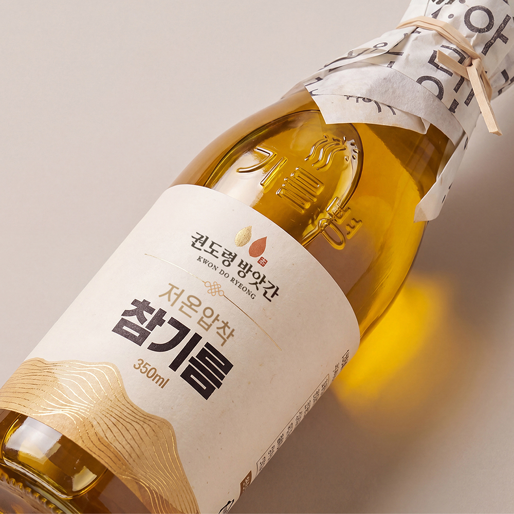 권도령방앗간 저온압착 참기름 350ml 대표이미지 섬네일