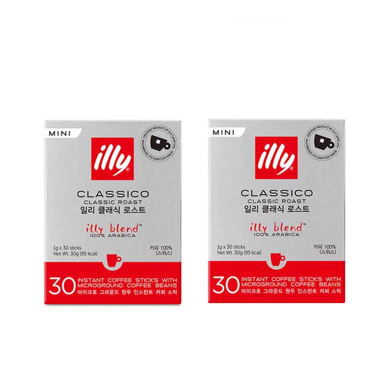 일리 스틱커피 클래식 로스트 미니 30스틱(클라시코:미디엄) × 2개