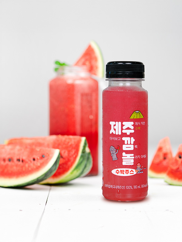 제주깜놀 100% 수박주스 (180ml x 6개)