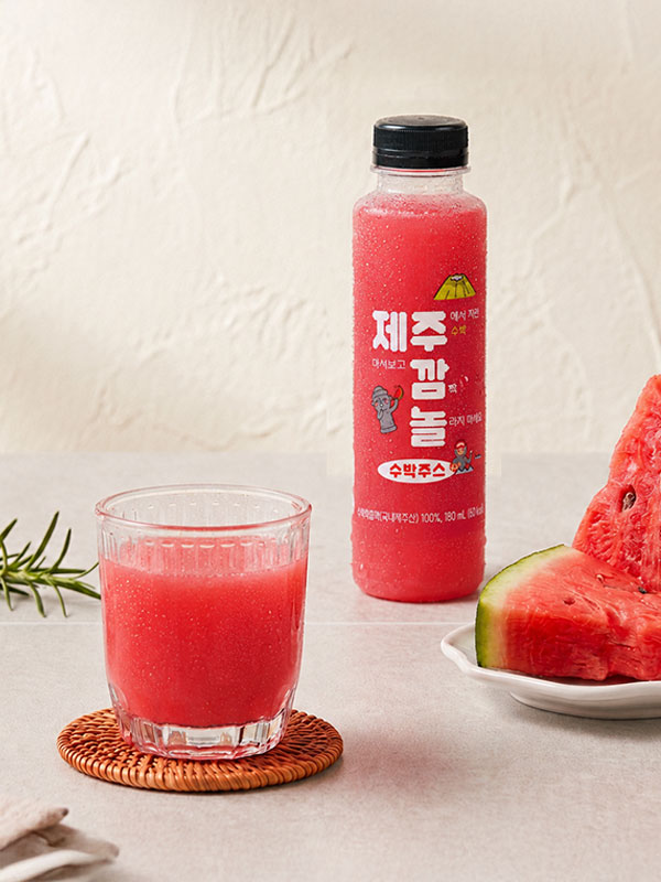 제주깜놀 100% 수박주스 (180ml x 6개)