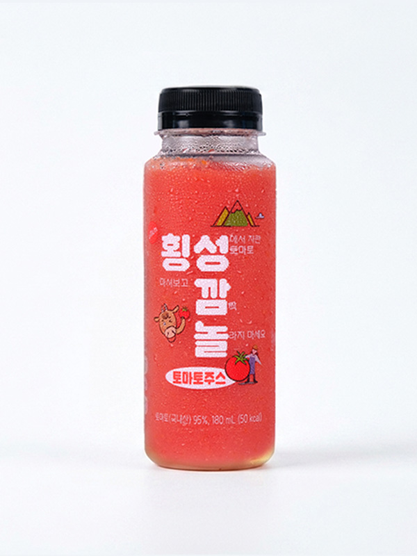 횡성깜놀 토마토쥬스 (180ml x 6개)