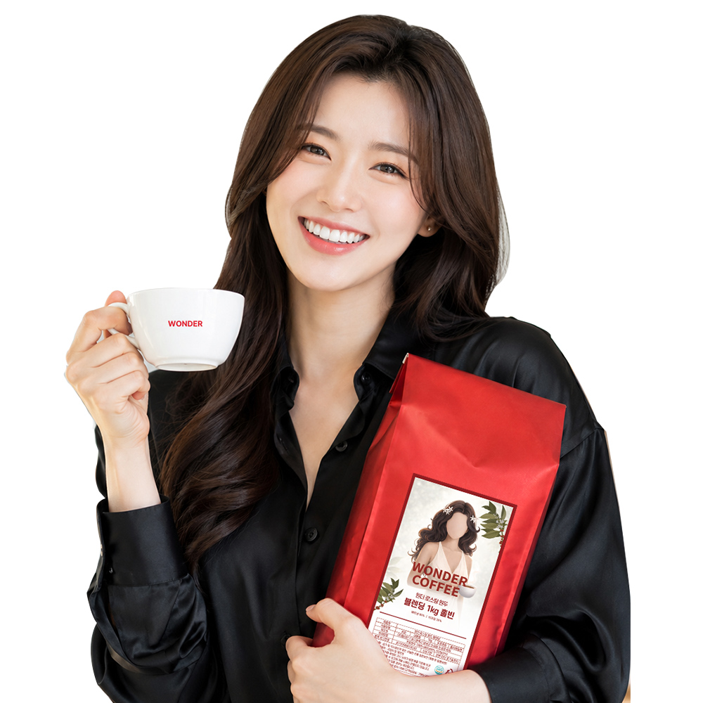원더 로스팅원두 블렌딩 1kg 홀빈 커피원두