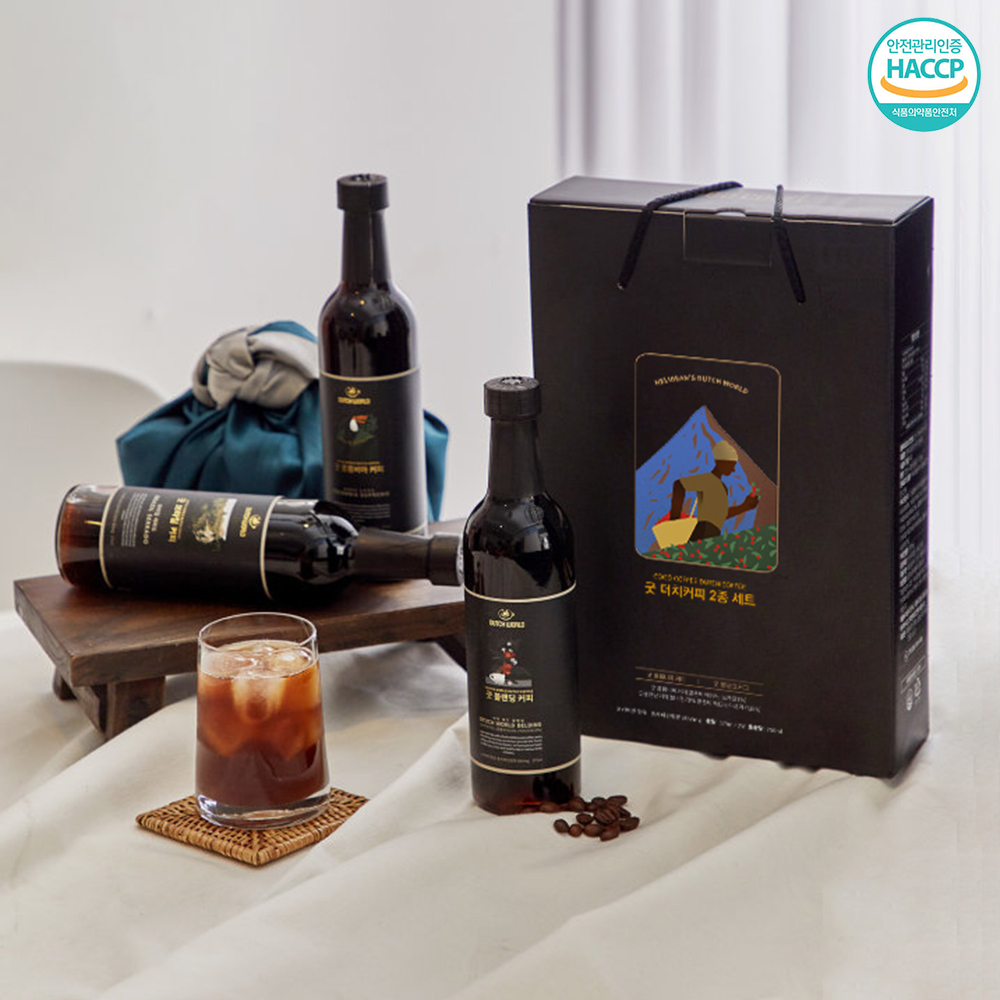 굿 더치커피 1종/2종/3종 선물세트 콜드브루 커피원액 (375ml)
