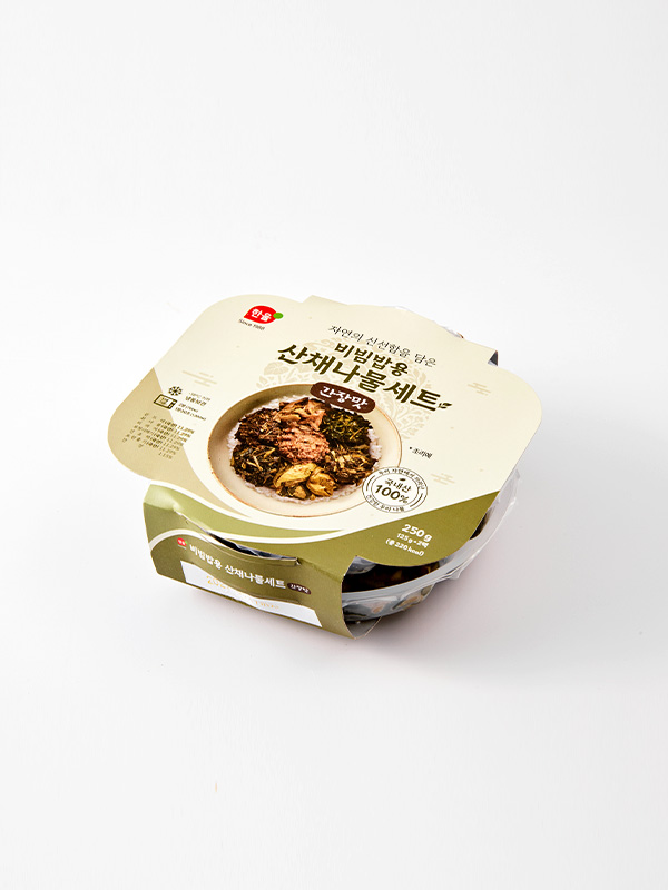 비빔밥용 산채나물세트 간장맛 (125g*2팩)